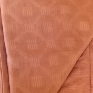 5-Piece Elegant Terracotta Geometric Textured Bedding Set